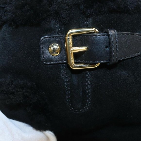 Louis Vuitton Black Shearling Winter Boots 862975 main image 9